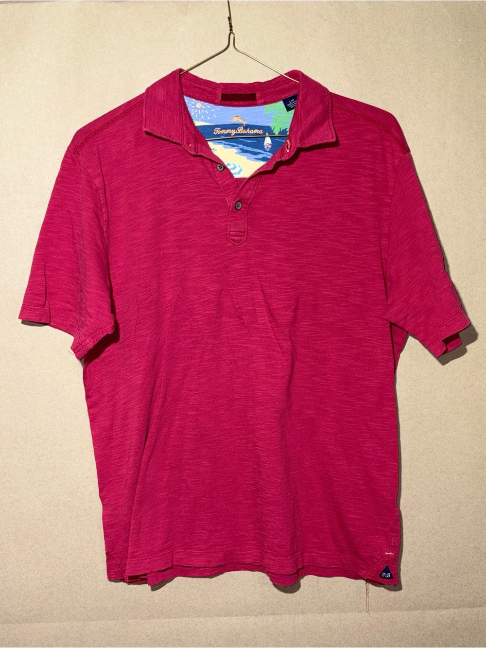 Tommy Bahama Men's Polo Shirt - Fuchsia